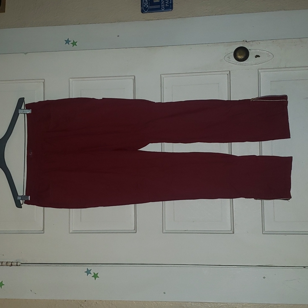 Jaanuu, Medium, Red Moto Scrub Pants